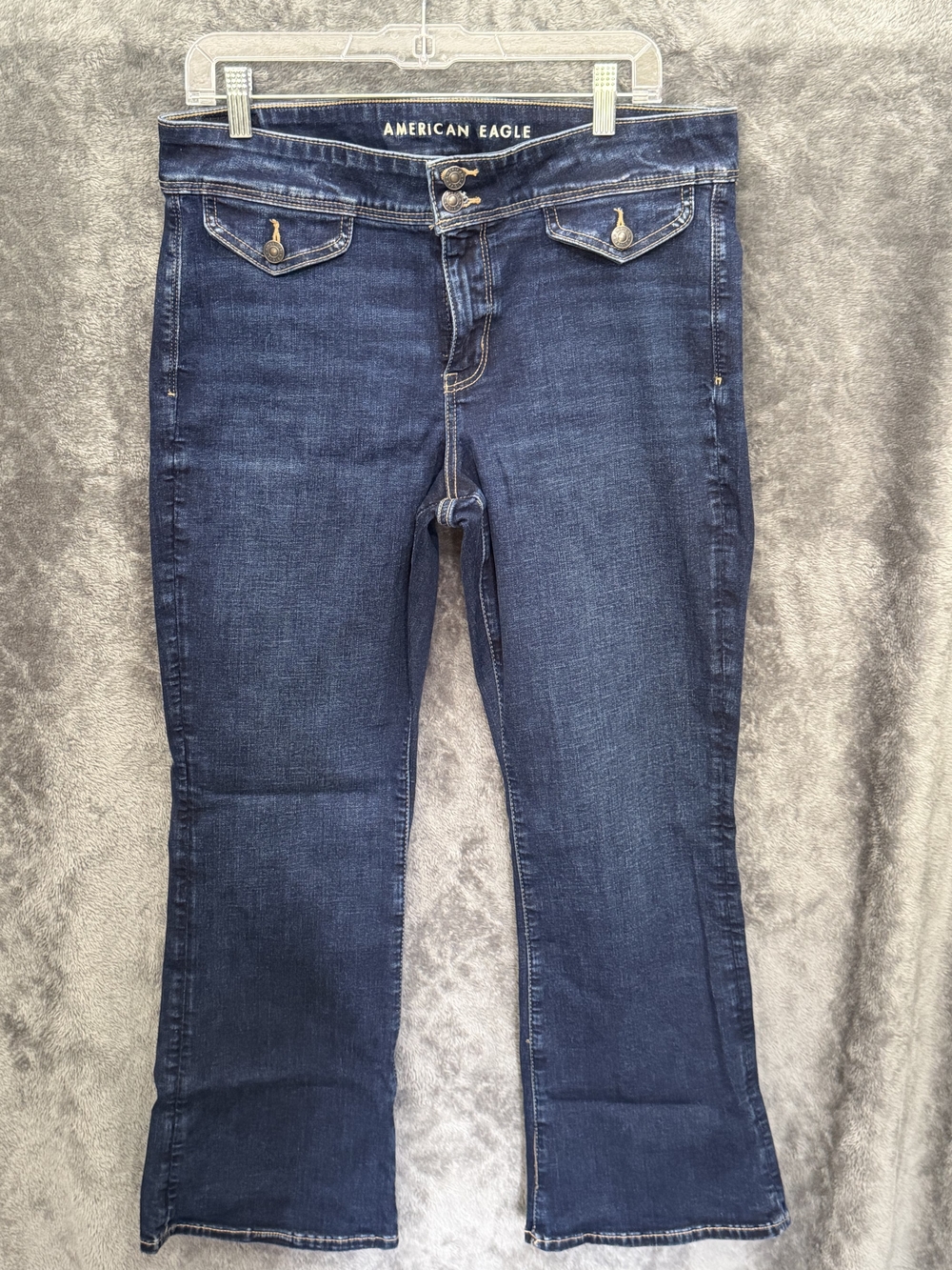 American Eagle Outfitters Dark Blue Flare Jeans